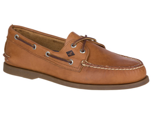 Sahara light brown coloured leather top sider from Sperry. The deck shoe everyone loves.