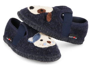 Cat N' Dog Blue for Children by HAFLINGER Size 34 and 35 Only FINAL SALE