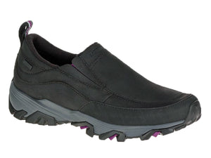 Ladies snow shoe that will keep your foot dry and warm.  Black leather upper with aggressive sole for great traction on snow and ice.