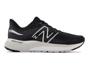 Women's 880v12 Black by NEW BALANCE, Size 7, 7.5 Extra Wide Only