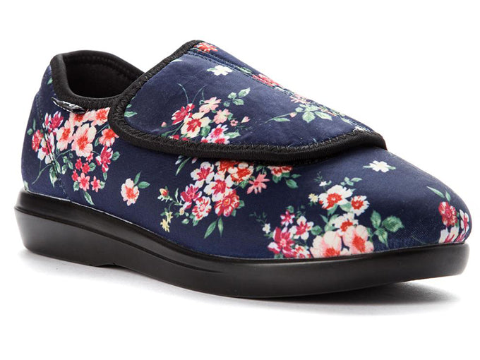 Women's Cush'n Foot Navy Blossom by PROPÉT Size 6.5 XW Only