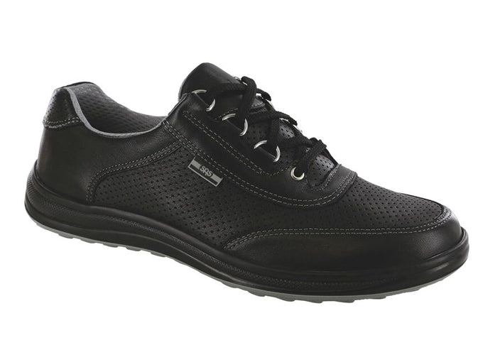 Sporty Lux Black Perf for Women by SAS